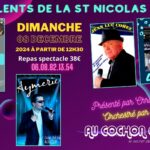 Les talents de la St Nicolas part IX > DIMANCHE 08 DECEMBRE 2024 cliquez sur la photo pour + d’info.